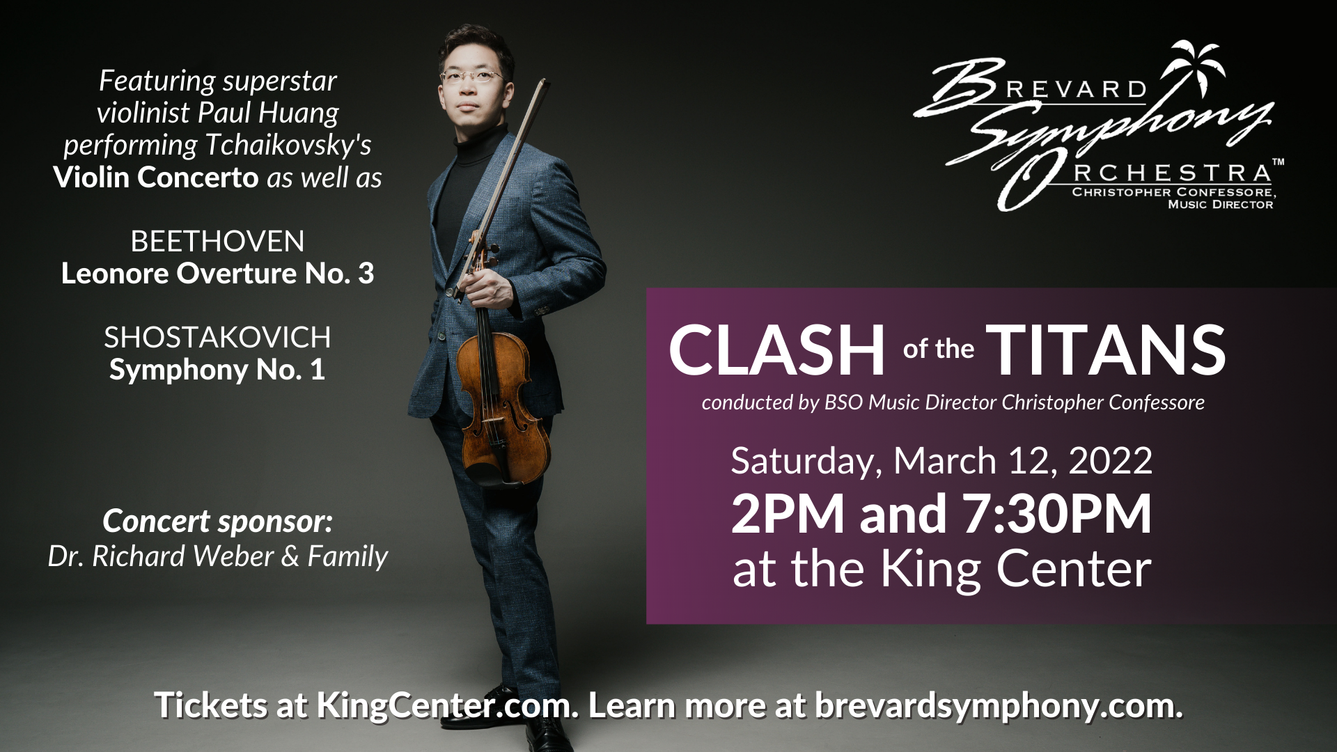 Brevard Symphony Orchestra to host Clash of the Titans